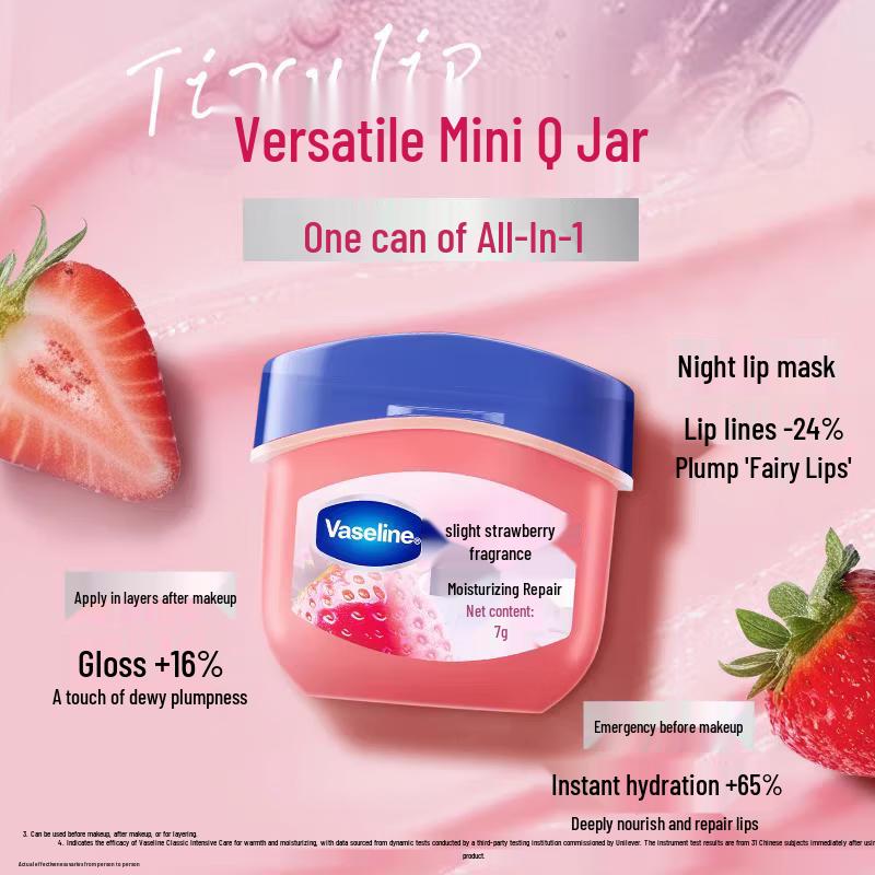 Vaseline Classic Care Moisturizing Lip Balm - Strawberry (3-Pack)