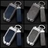 Metal Leather Car Key Protection Shell Case Cover For Kia Sportage Ceed Sorento Cerato Forte KX3 K5 2017-2020 Auto Accessories