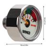 Pony Bottle Pressure Gauge Air Diving Cylinder Oxygen Tank Stainless Steel Waterproof M10