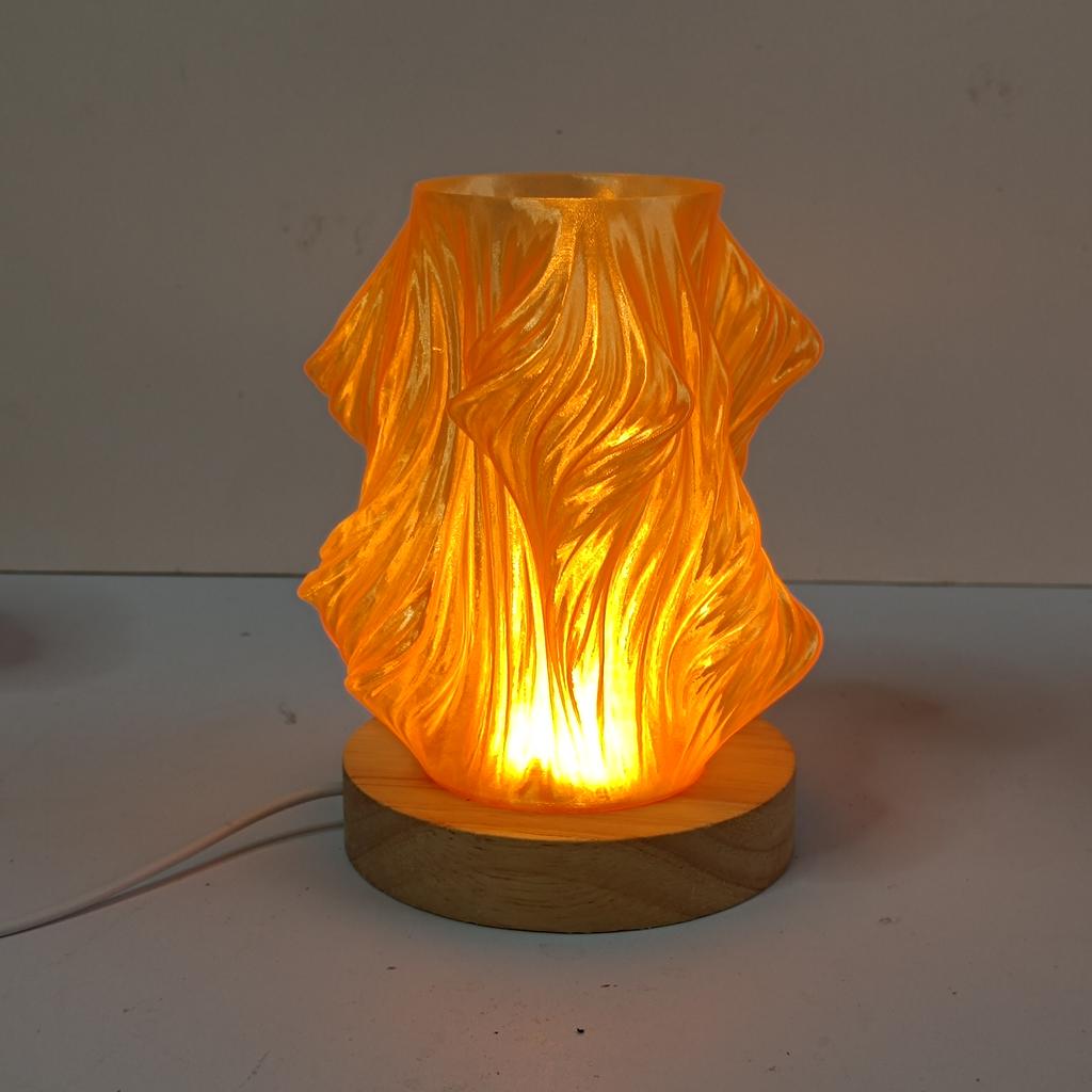 3D Decor LED Night Light Set 1 LED Christmas Candle-Eco-Friendly PLA for Home Decor Weddings/Easter Celebrations