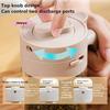 2-in-1 Glass Seasoning Jar with Spoon Separator Household Kitchen Moisture-Proof Spice Bottle Salt Container for Pantry Organiza