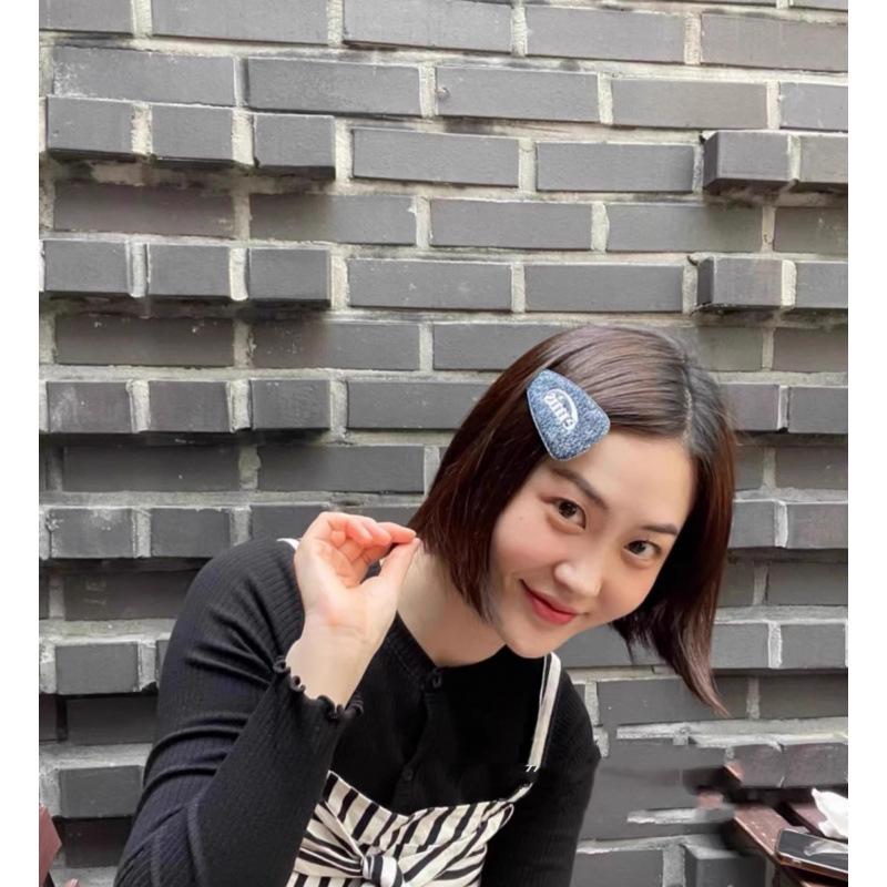 

Korean Plaid Temperament Hair Clip for Women - Bangs and Side Hair Accessory Individually Packaged