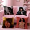 Singer A-Aaliyah Cushion Cover Comfortable Reversible Pillow Cover Ideal for Car Sofa Bedroom & Beyond