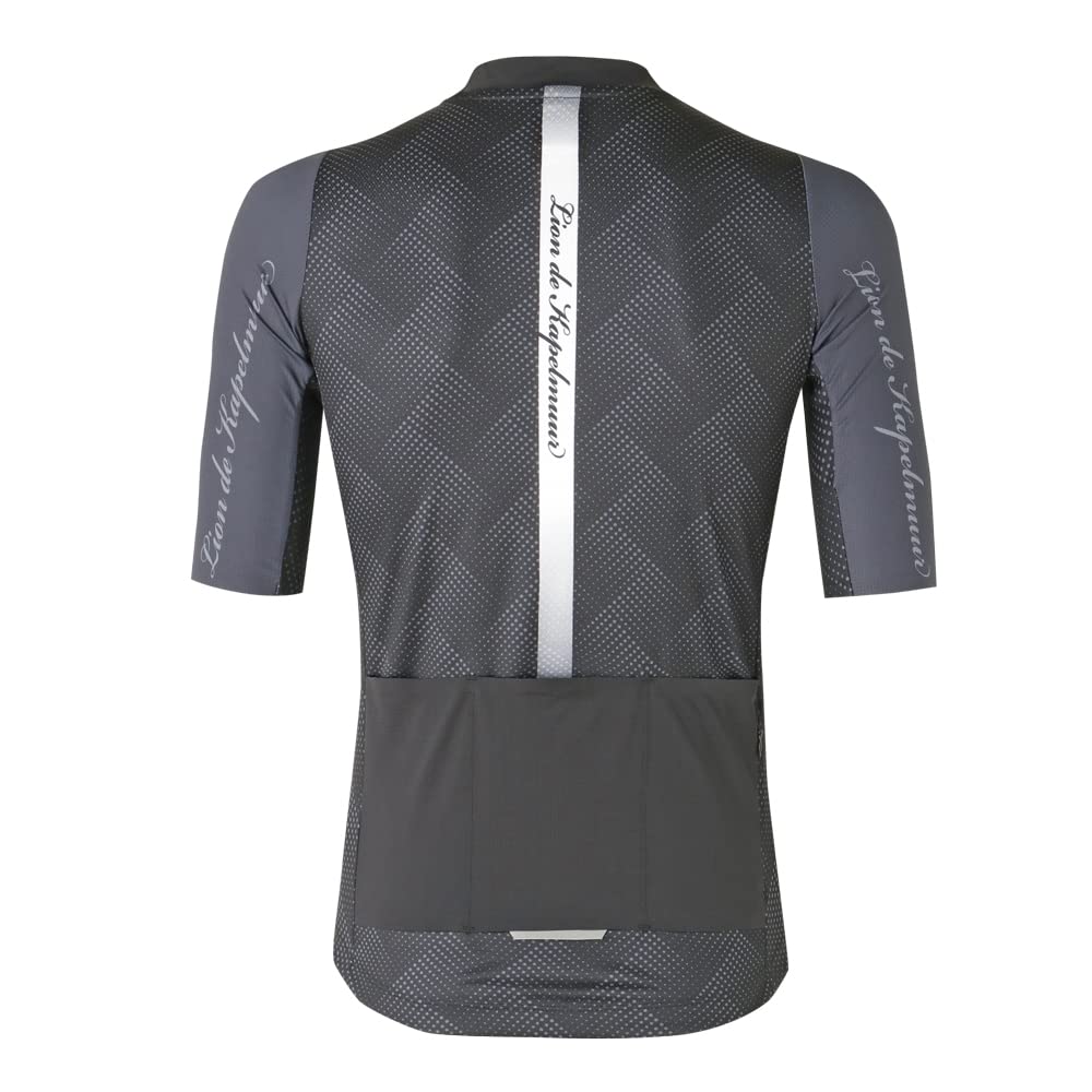 Lion De Capelmuur Advance 3 Cycling Unisex Race Fit Short Sleeve Size XS Jersey, Jersey, Black,