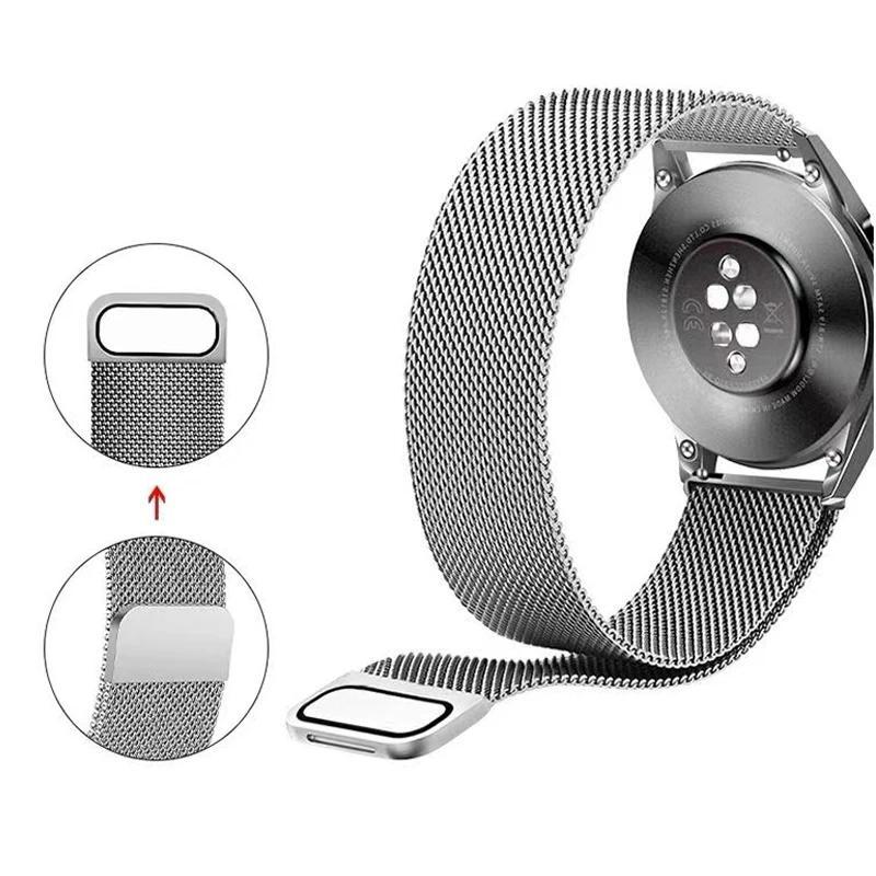 Mailänder Armband für Huawei Watch GT 6 46mm 41mm Magnetisches Armband für Huawei GT6 GT6Pro GT5 GT5Pro GT4 GT3 GT2 Edelstahlband