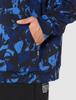 Sweatshirt Descente Full Zip Cover SHIELD Allover Pattern MVSP Windproof Heat Retention Stretch Sweat Absorbent Training BL XO [Move Sports] (both