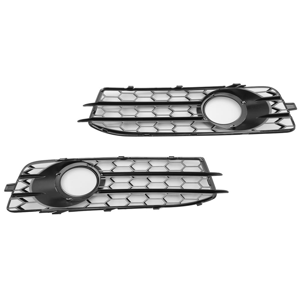 Honeycomb Front Bumper Fog Light Grille Cover Fit A3 8P S-Line 2009-2012