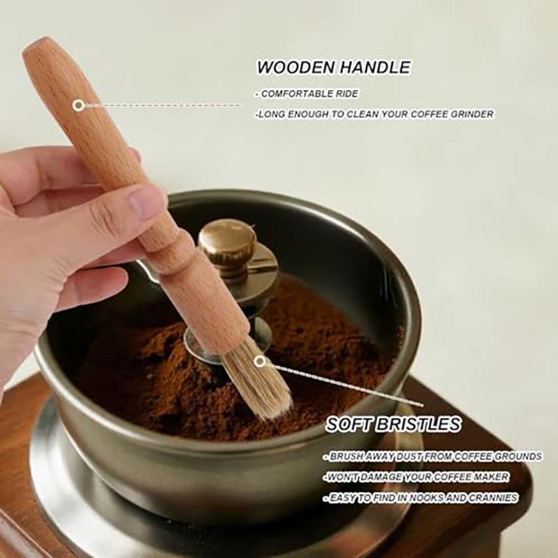 3/4/5/14Pcs Coffee Machine Cleaning Set Coffee Grinder Brush For Espresso Coffee Machine Brewing Group Head Cleaning Brush