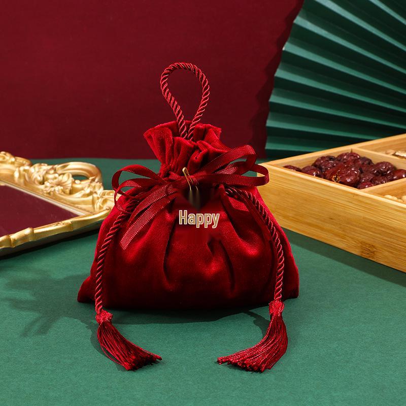 Elegant Wedding Candy Gift Handbag: High-End Handheld Sugar Box