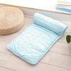 Pet Cooling Mat Comfortable Sleeping Pad for Cats and Dogs Breathable Soft Surface with Pillow for Indoor and Outdoor Use