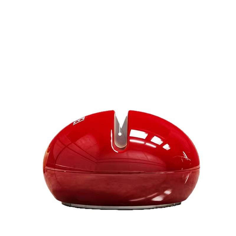 Creamy Round Kitchen Sharpening Stone with Suction Cup - Newcomer Discount Available