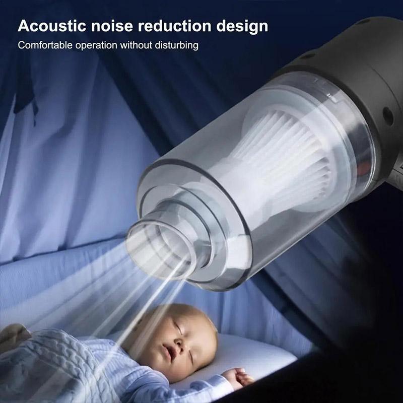 Car Mounted Wireless Vacuum Cleaner, High-power and Multifunctional Blow Dryer, Suction and Blowing Multi-purpose Pet Hair Clean