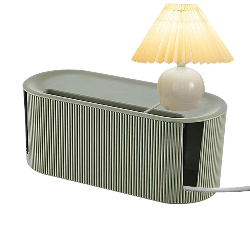 Desktop Wire Organizer Box Charger Cable Holder Large Capacity Socket Organizer Cable Management Case Cable Container Wire