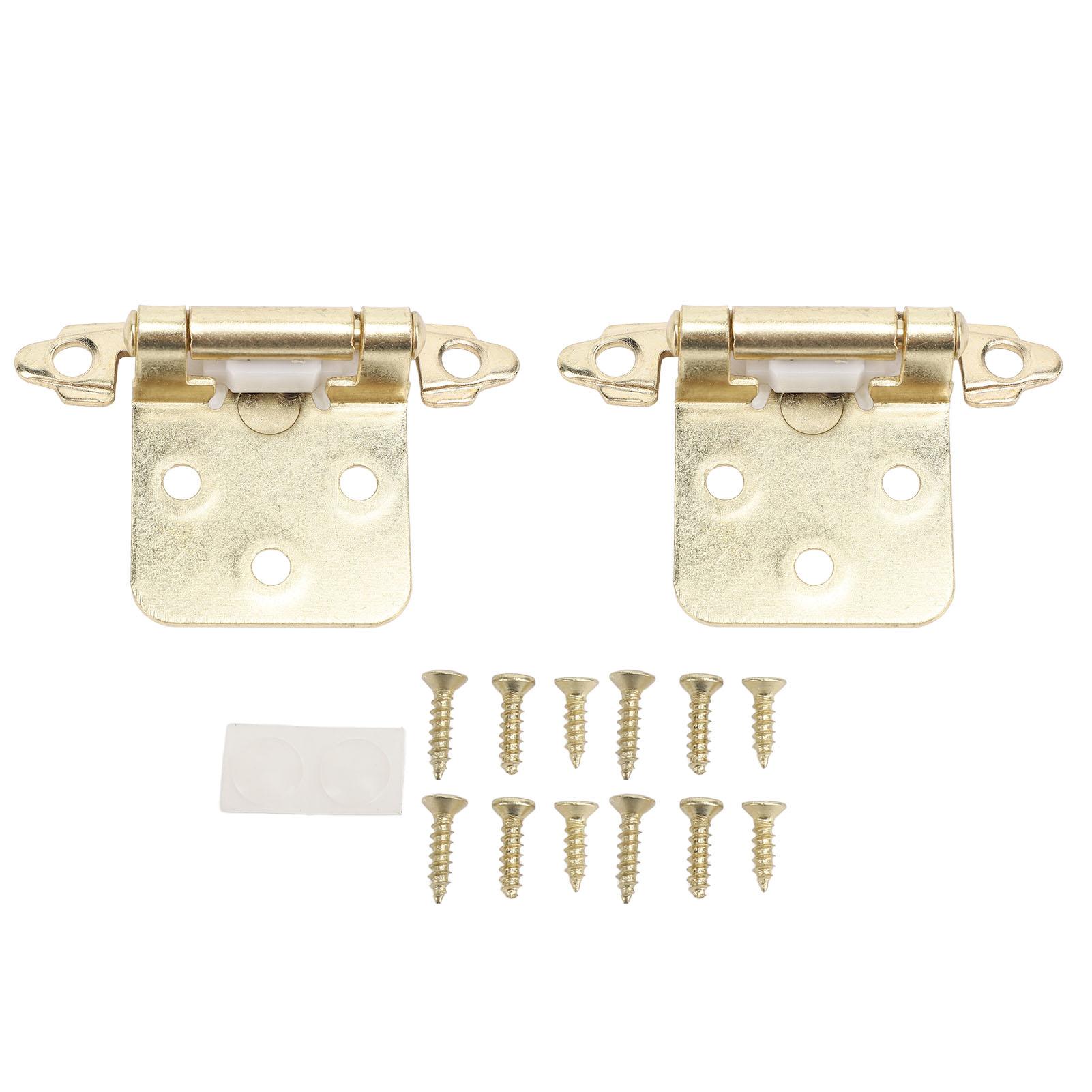 

Шарнир для шкафа для автофургона 1/2 дюйма, самозакрывающийся шарнир для шкафа, фурнитура для автофургона, лодки, ванной, кухни Gold