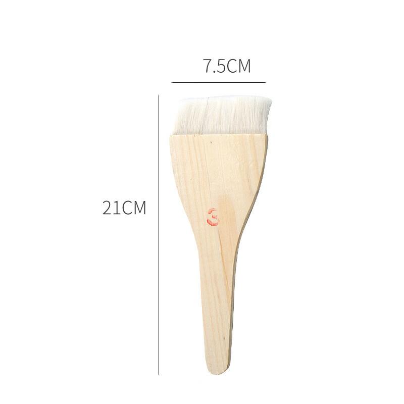 MDNG 3-inch Wooden Handle Wool Brushes (Set of 3)