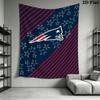 New England Patriots Wall Tapestry Aesthetic Wall Hanging Printed Fabric Blanket Decorative Tapestries for Bedroom Living Room Home Decor