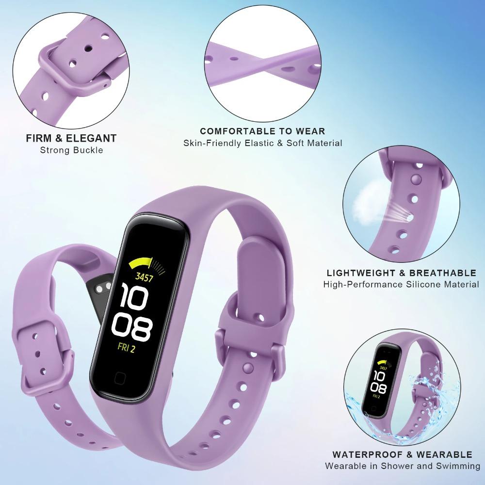 Soft Silicone Strap For Samsung Galaxy Fit 2 Band Replacement Sport Bracelet Watchband Correa For Samsung Galaxy Fit 2 Strap