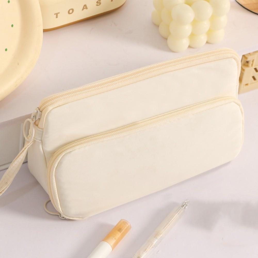 Double-layer Ladder Pencil Case Zipper Stationery Bag Organizer Supplies Kawaii Pencil Bag  School