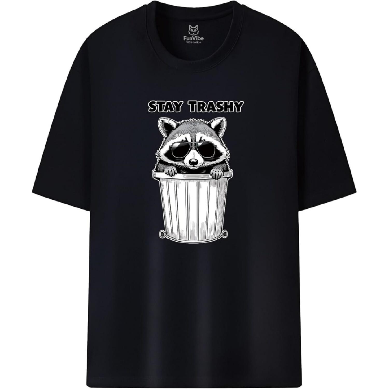 Веселый вайб Оставайся отстойным Унисекс Футболка со словесным принтом S