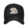 Happy Coffee Baseball Cap Summer Hat Derby Hat Luxury Women Cap Golf Hat Unisex Hats Unisex Womens