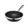 HexClad Hybrid Nonstick Wok (26cm) with Nonstick Coating, Induction, Oven, and Dishwasher Safe (Manufacturer Direct Warranty)