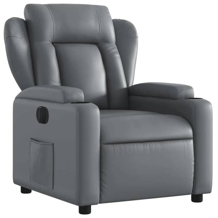 VidaXL Electric Recliner Armchair, Relaxation Chair with Adjustable Backrest and Footrest, Living Room Seat, Modern, 3204533