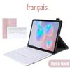 Wireless Bluetooth Touchpad Keyboard Case for Samsung Galaxy Tab A7 S6 Lite Leather Cover English Russian Spanish German French