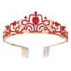 European & American Fashion Crystal Crown Bridal Headdress for Birthdays & Bachelorette Parties