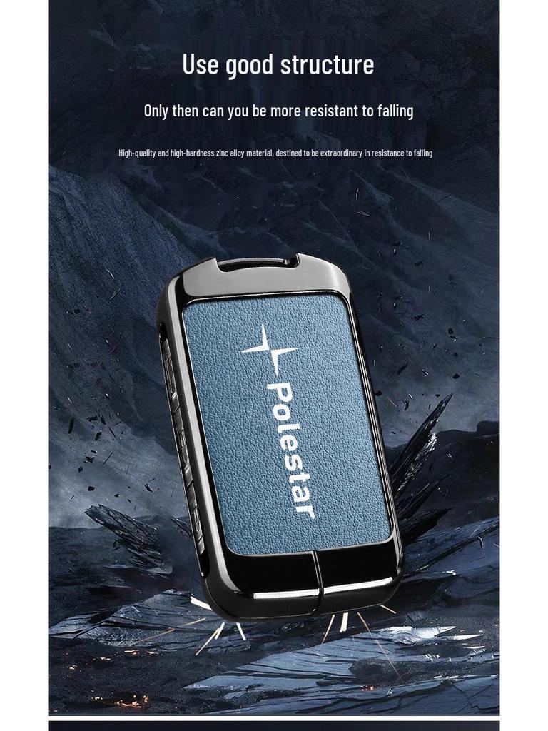 Prémiový dekorativní kryt klíčenky pro Polestar 4 a 3 2024 pro muže a ženy