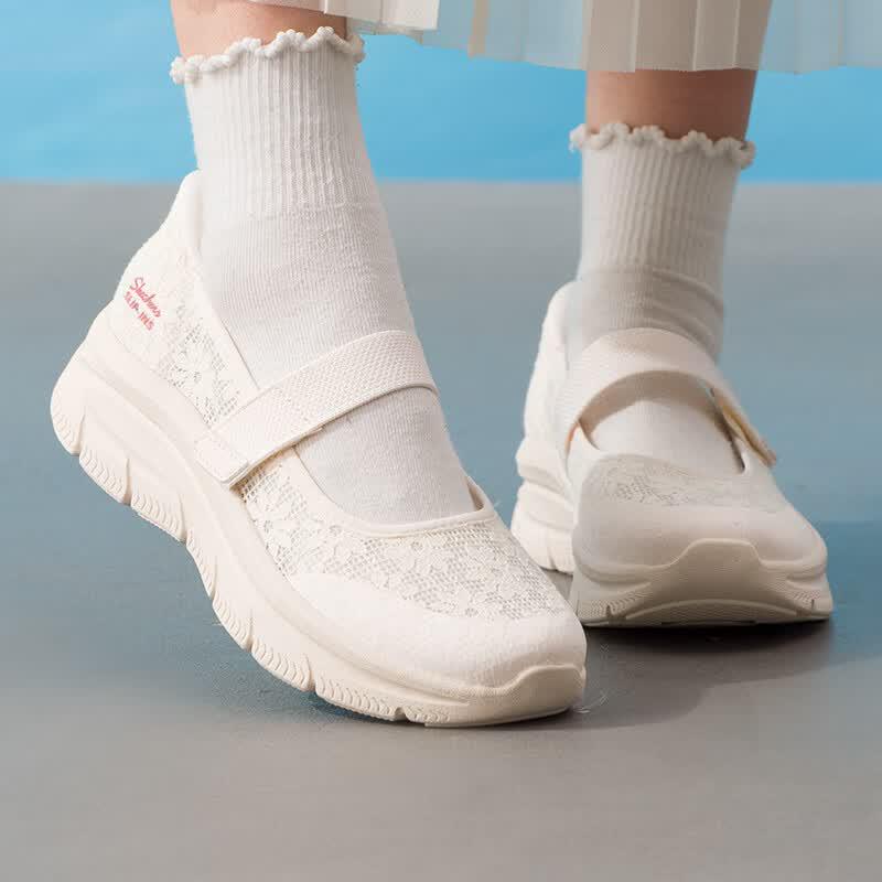 

Skechers Women s Summer Casual Shoes 159520-OFWT US 6.5