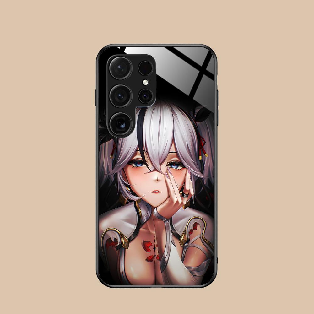 Wuthering Waves Camellya Phone Case for Samsung Galaxy S25 S24 S23 S22 S21 S20 Note20 Plus FE Ultra Glass Colorful Cover Cover