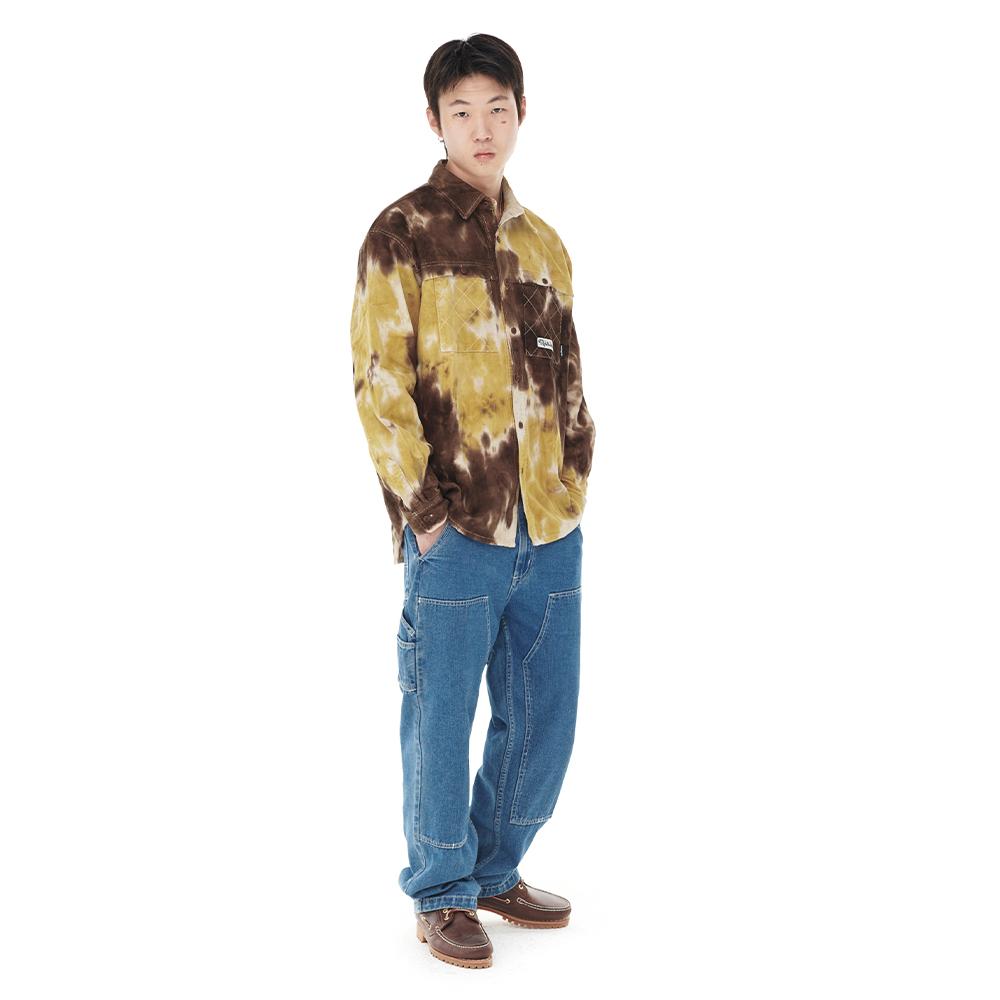 MAHAGRID Corduroy Dyed Shirt Brown(Mg2Dfmw320A)