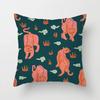 New Jungle Tigers Cushion Covers Modern Nordic Simple Pillowcase Hand Painted Cartoon Tigers Sofa Couch Throw Pillows Decor Home