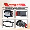 2Pcs ABS Wheel Speed Sensor Wiring Harness Connector Pigtail Plug Compatible with Jp Chevy GMC Replace OE 68065018AA 3U2Z14S411BXAB 19352068