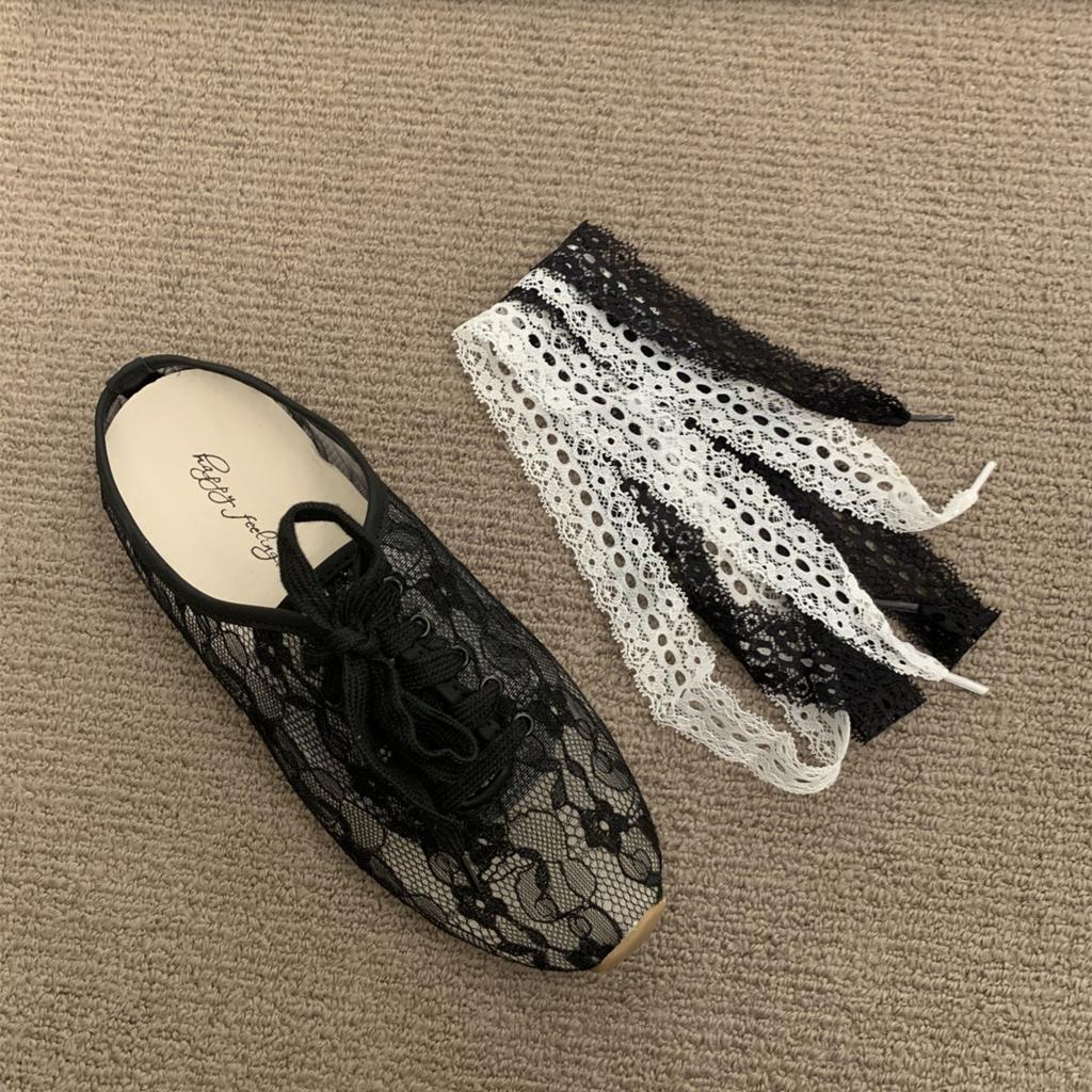 Fashion House Slippers Platform Shoes Woman 2025 Cover Toe Pantofle New Lace-Up Slides Scandals Round Shoes Woman 2025 House Slippers Pl