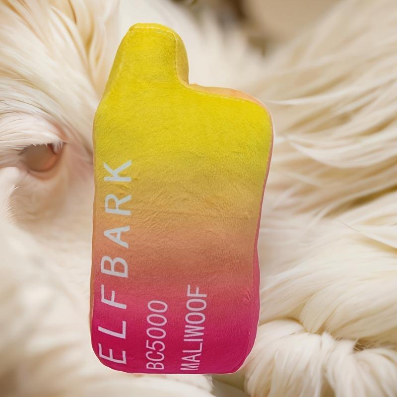 

Elfbark Plush Dog Toy with Squeaker, Durable Bite-Resistant Chew Toys for Small Medium Large Dogs, Cute Squeaky Sound Pet Toys розовый