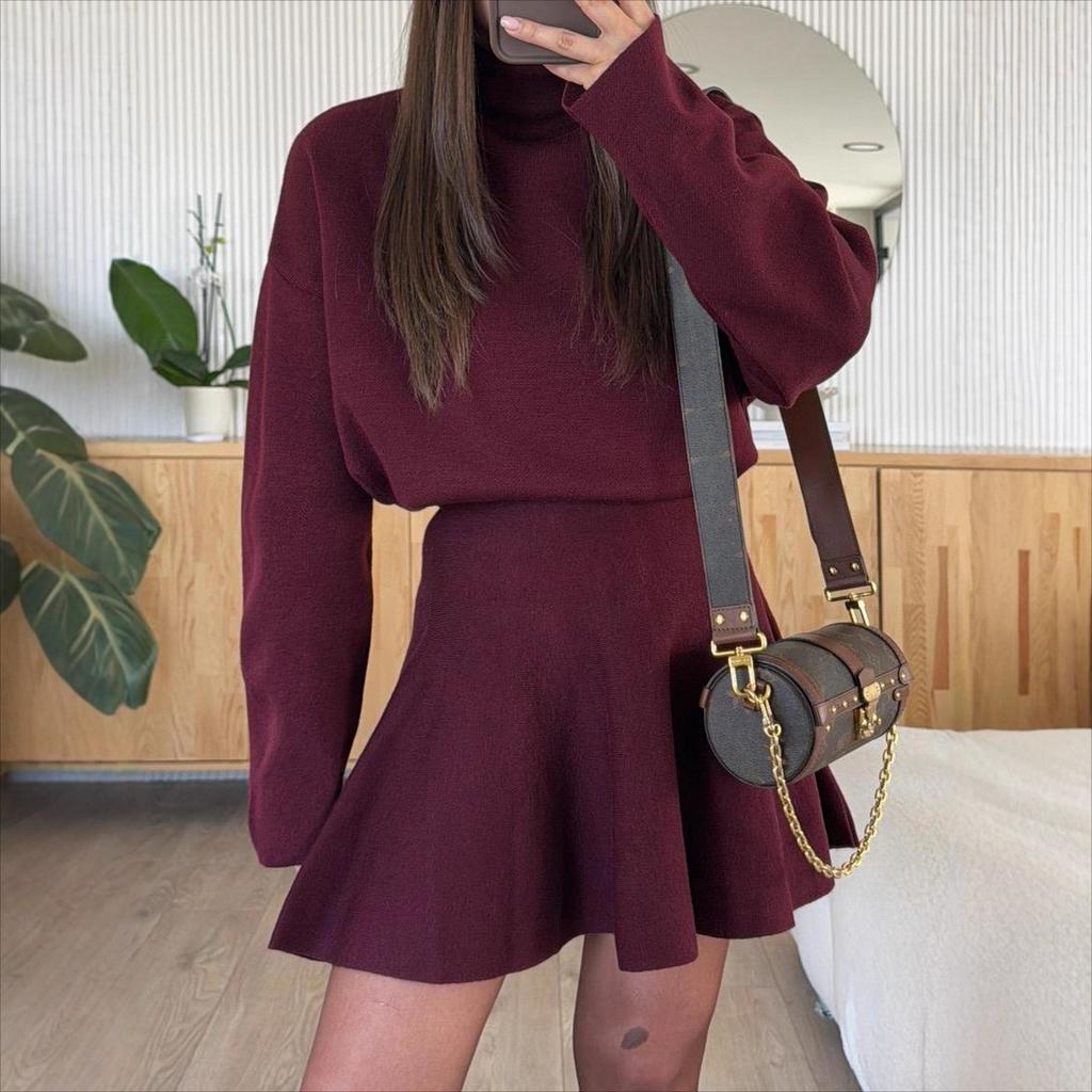 JKASHDK Women's Fashion Casual Spring Autumn Solid Color Print Long Sleeve O-Neck Trousers Pants Suits