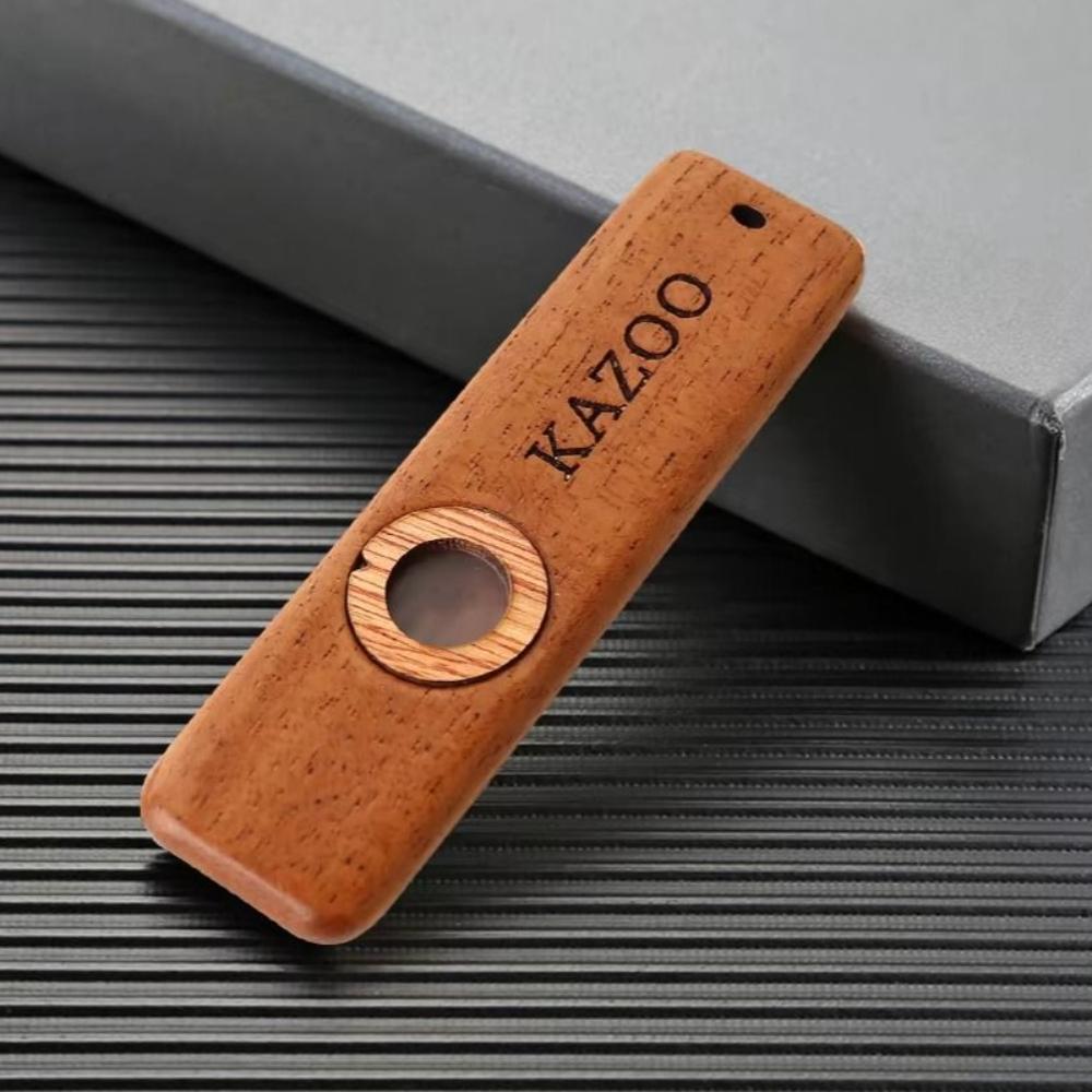 Instruments Wooden Kazoo With Lanyards Musical Instruments Flutes Performance