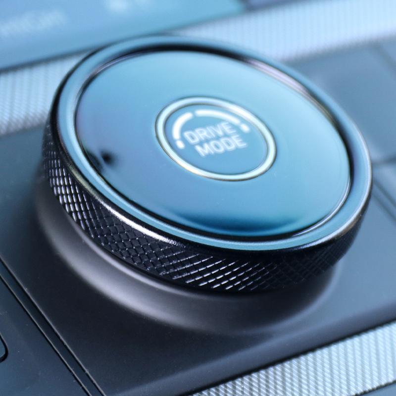 Gear Shift Knob Decorative Ring Rotary Style Anti-Scratch Car Interior Trim Accessories Perfectly For Hyundai Palisade -2025