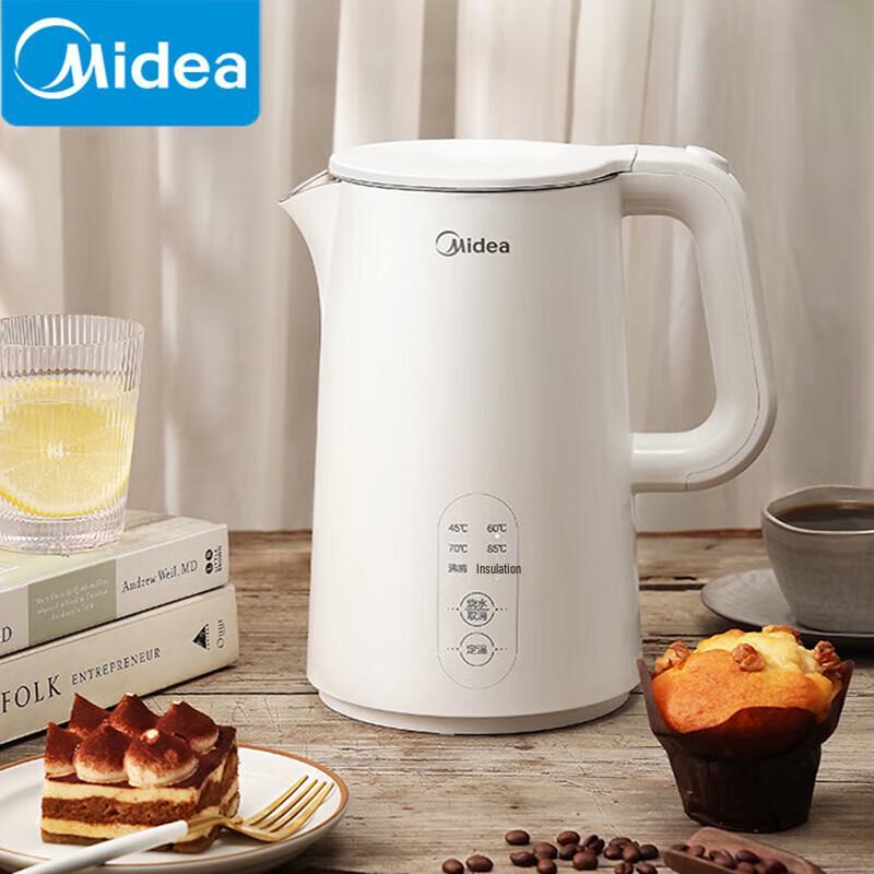 Midea 316L Stainless Steel Electric Kettle CN plug (adapter included)