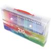 210Pcs Colored Pencils Set WaterSoluble Core 210 Colors Art Drawing Graffiti Tools