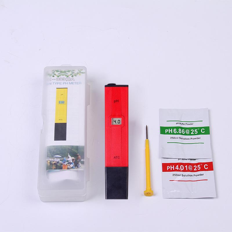 

Цифровой ручной pH-метр: Точный тестер воды 0,1 pH с АТС красный