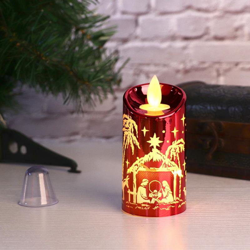 Buy Christmas Simulation Candle Light LED Light Up Flicker Flame