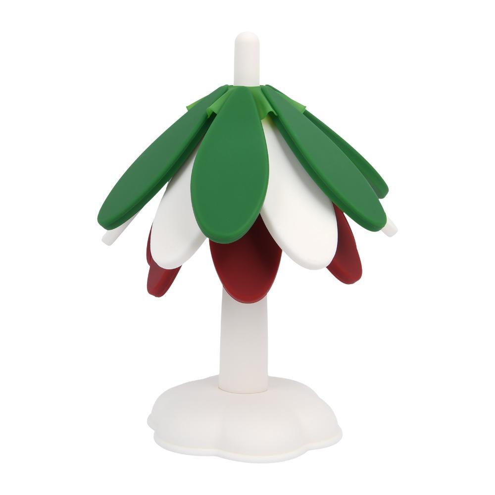 Heat Resistant Christmas Tree Table Mat Anti Scald Foldable Coaster  Teapot Hot Pots