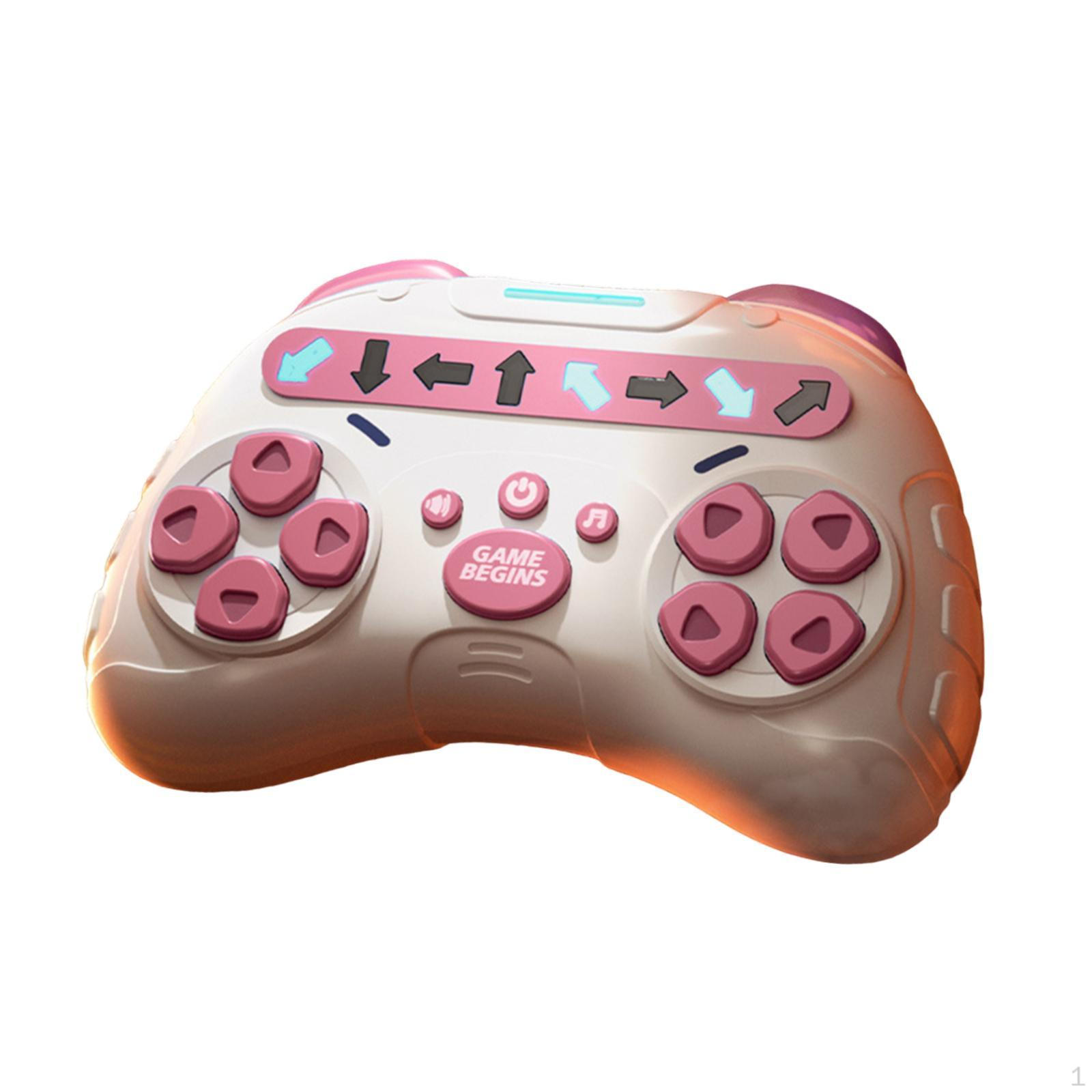 

Быстрая игра-нажимная ладонная машина образовательный ритм быстрый для детей взрослых розовый