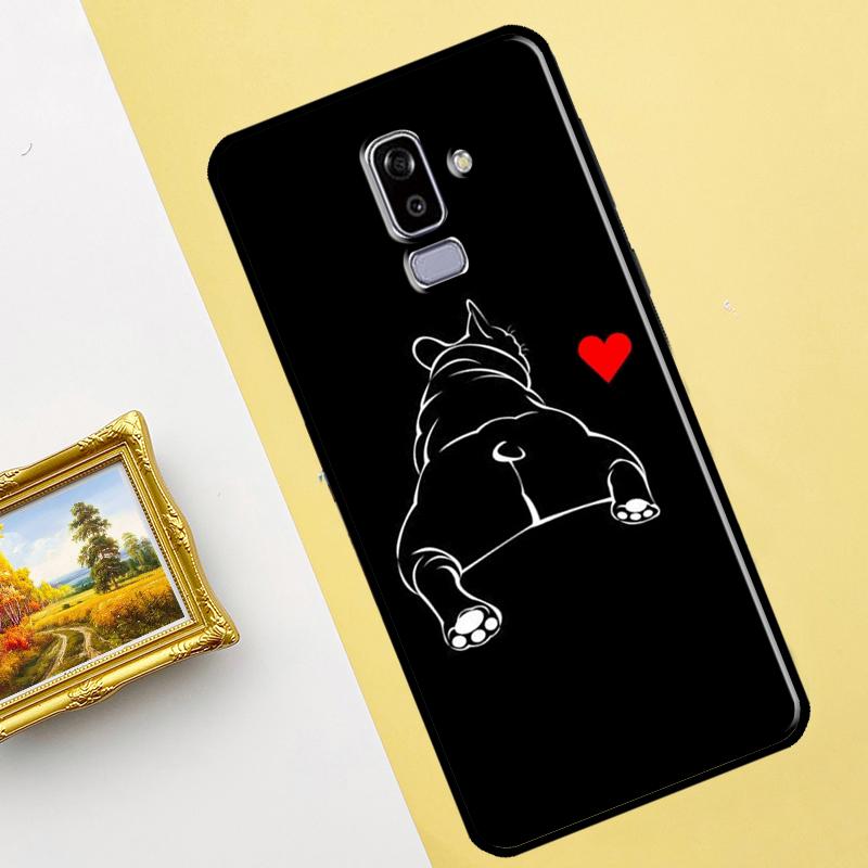 Süße Französische Bulldogge Hülle Für Samsung Galaxy J3 J5 J7 2017 J1 A3 A5 2016 A7 A9 J8 J6 J4 A6 A8 Plus 2018 Funda