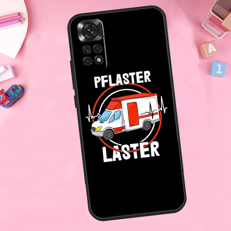 Ambulance EMS EMT Paramedic Phone Case For Xiaomi Redmi Note 11 10 9 8 12 Pro Turbo 9S 10S 11S 12S 9A 9C 10C 12C Cover