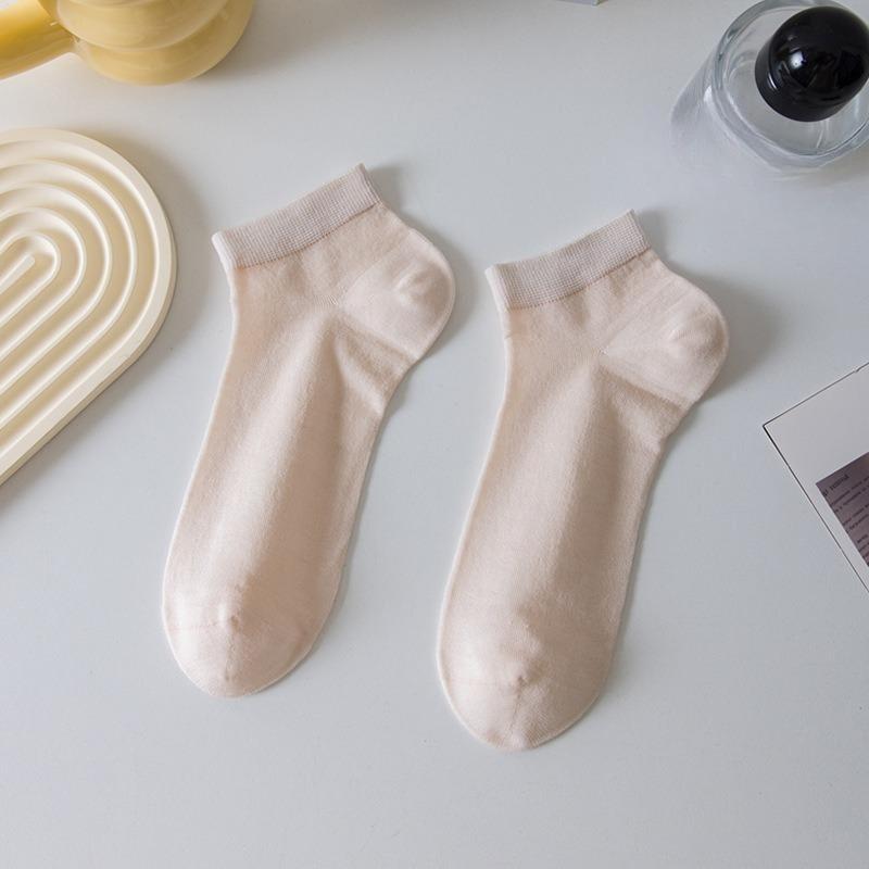 Female Summer Thin Style Breathable Moon Son Boneless Short Tube Cool Feeling Ice Socks