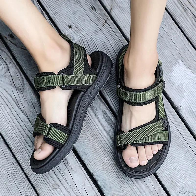 SYTK Sandale Herren 2024 Sommersandalen für Herren Freizeit-Strandsandalen Herren Sommer Schuhe Leichtgewichtige Outdoor-Freizeitschuhe