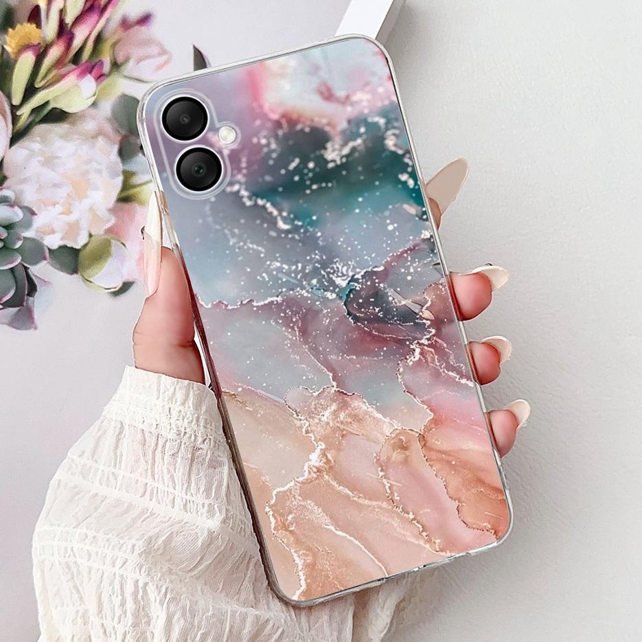 For Samsung Galaxy A06 Case A04 A04e A05 Lucky Koi Fashion Painted Cover Soft Silicone Case For Samsung A06 A 04 Galaxy A05 Bags